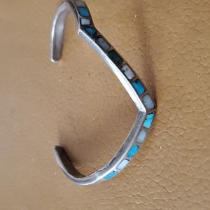 Sterling  Silver Turquoise Bracelet Unisex